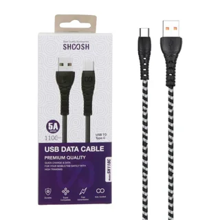 کابل شارژ کنفی 1.1 متری فست Shoosh Type-C مدل SH118C