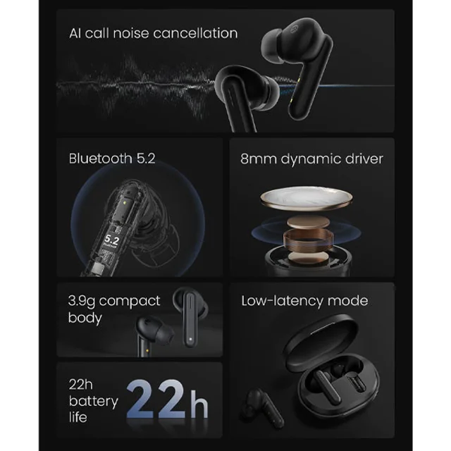 هدفون بلوتوثی هایلو مدل GT7 Neo فاقد فابلیت نویز کنسلینگ، درگاه شارژ USB Type-C، دارای پنل 102136934