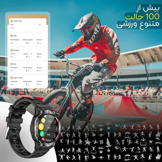 ساعت هوشمند 49 میلی‌متری لونکس مدل C͏22 UItra بند سیلیکونی 101727004