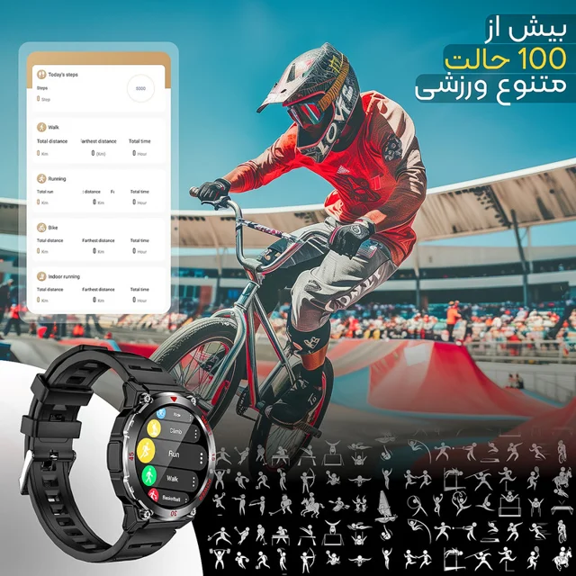ساعت هوشمند 49 میلیمتری لونکس مدل C͏22 UItra بند سیلیکونی 101727004