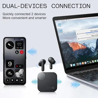 هندزفری بلوتوثی ناتینگ مدل CMF Buds Pro 2 با نویز کنسلینگ فعال (ANC)، درگاه شارژ USB Type- 102537500