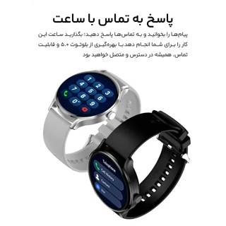 ساعت هوشمند 1.49 اینچی مدل X80 با بند سیلیکونی 101727030