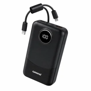 پاوربانک 22.5 وات گرند اسکای مدل GP - 216 با ظرفیت 20000 میلی‌آمپرساعت به همراه 2 کابل USB 102864144