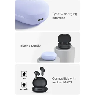 هدفون بلوتوثی هایلو مدل GT7 Neo فاقد فابلیت نویز کنسلینگ، درگاه شارژ USB Type-C، دارای پنل 102136904