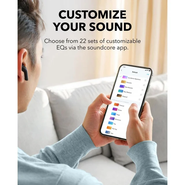هدفون بلوتوثی انکر مدل Soundcore K20i با نویز کنسلینگ میکروفون (ENC)، درگاه شارژ USB Type- 102537537