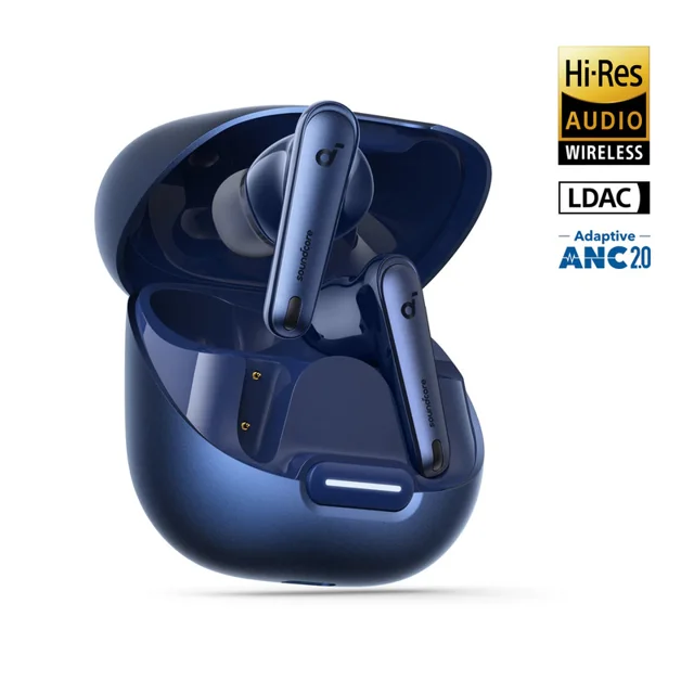 هدفون بلوتوثی انکر مدل Soundcore Liberty 4 NC با نویز کنسلینگ فعال (ANC)، درگاه شارژ USB T 102537470